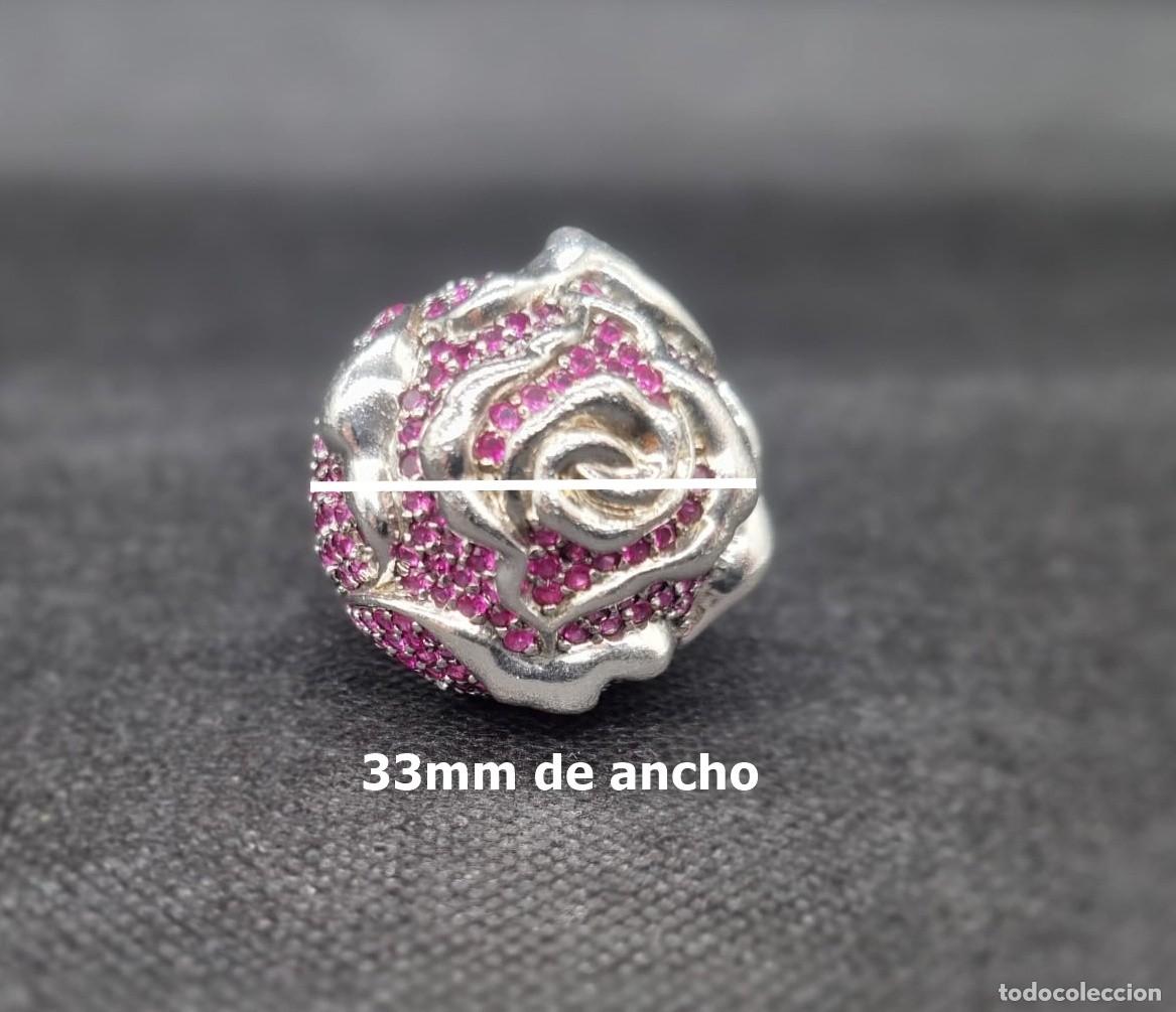 Joyeria: Anillo flor de plata de ley - Foto 11