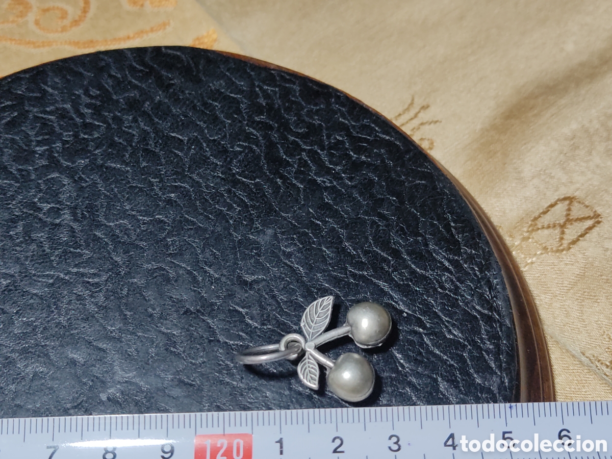 Joyeria: Colgante para cordon cerezas.Vintage - Foto 3