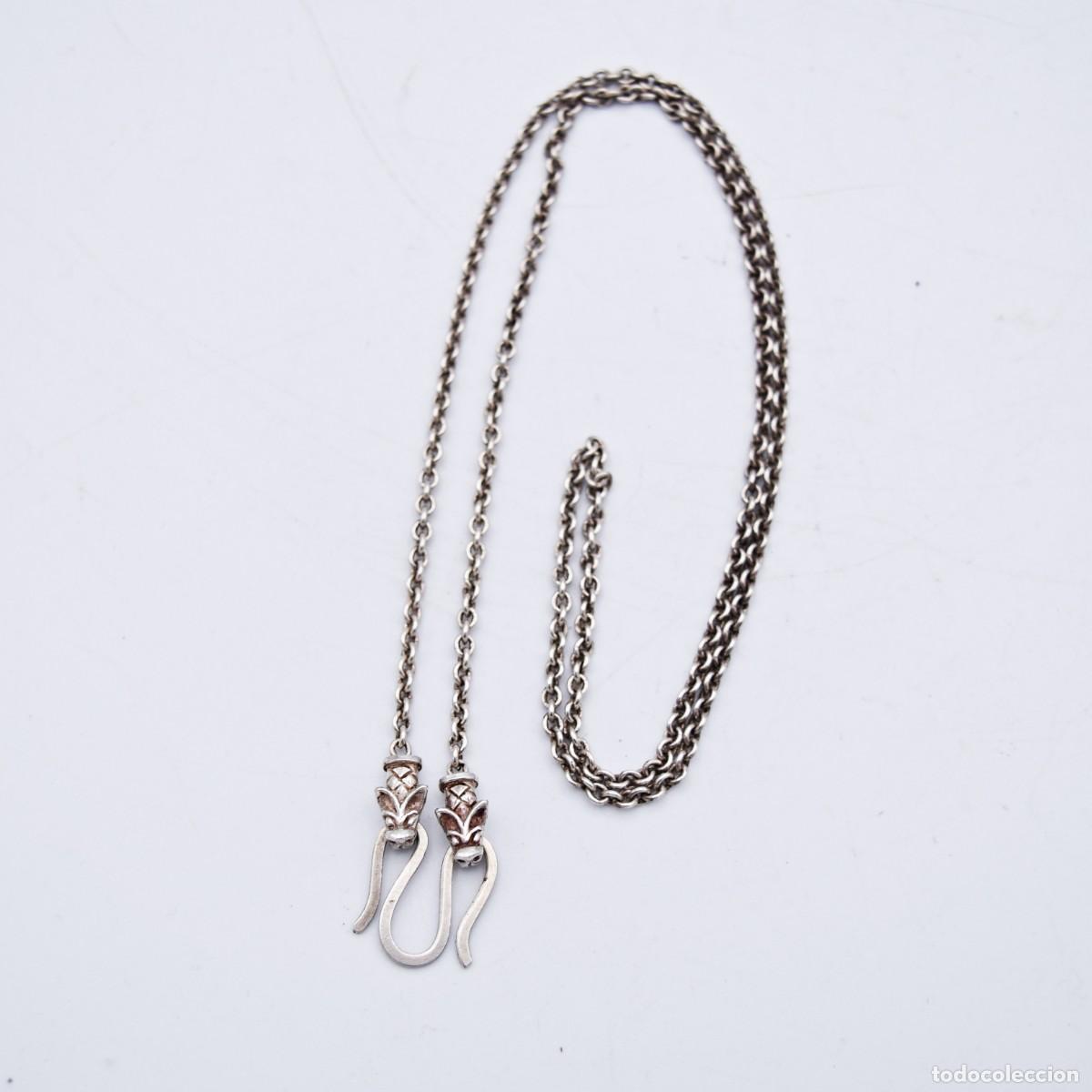 Joyeria: Cadena de plata con terminaciones en forma de Naga (serpiente/drag&oacute;n) - Foto 7