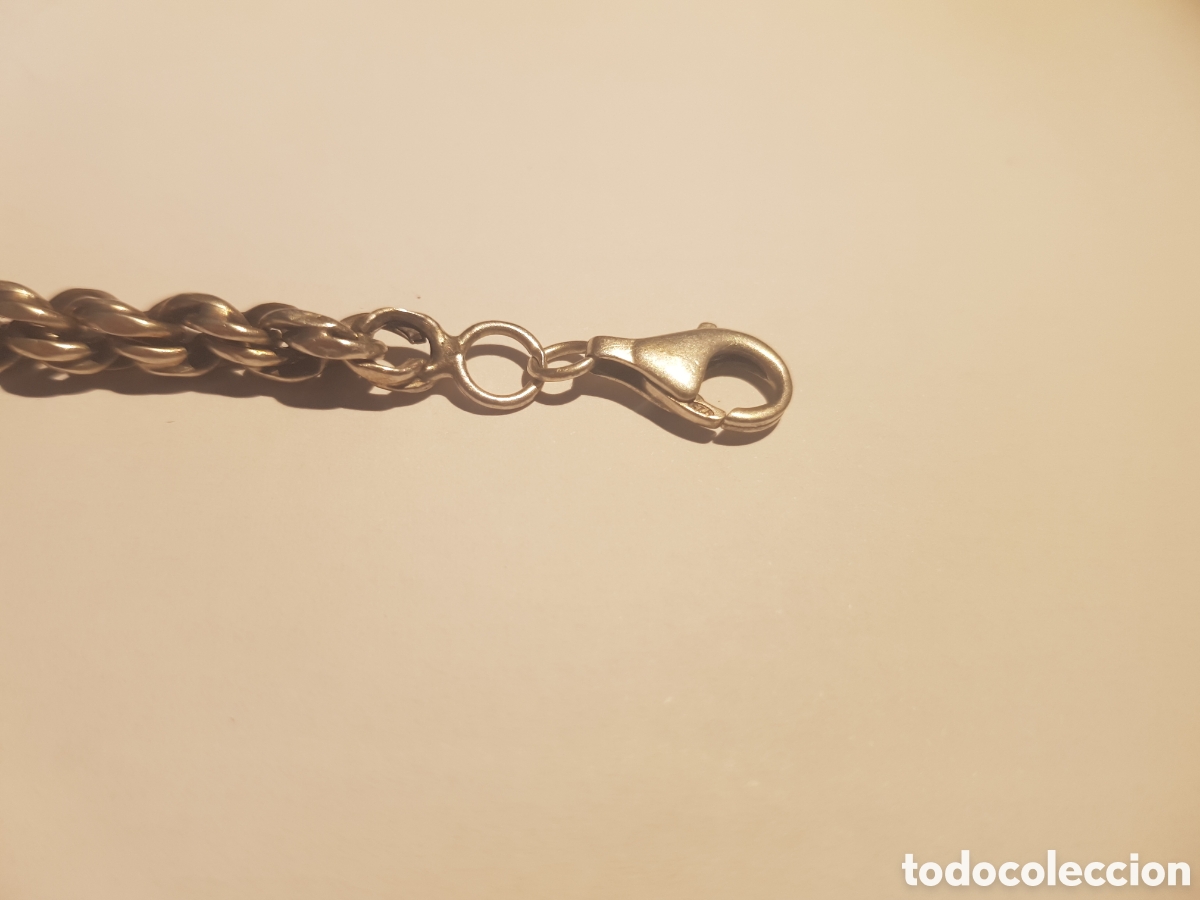 Joyeria: #1220 Pulsera cordon plata de ley 925 22cm - Foto 2