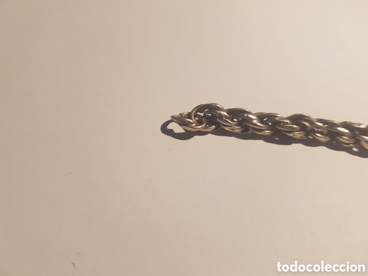 Joyeria: #1220 Pulsera cordon plata de ley 925 22cm - Foto 3