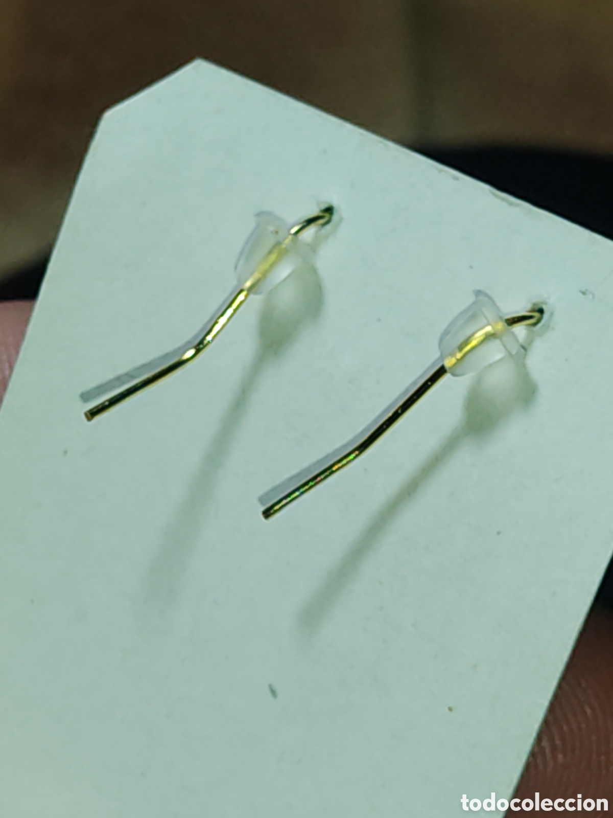 Joyeria: Pendientes flor de &aacute;gata y aguamarina. - Foto 4