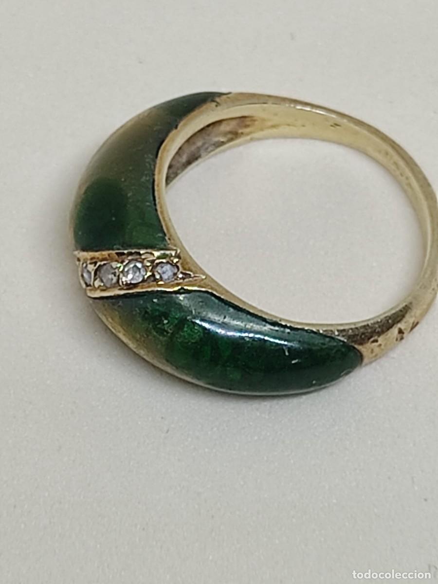 Joyeria: Sortija oro, esmalte y diamantes naturales - Foto 2
