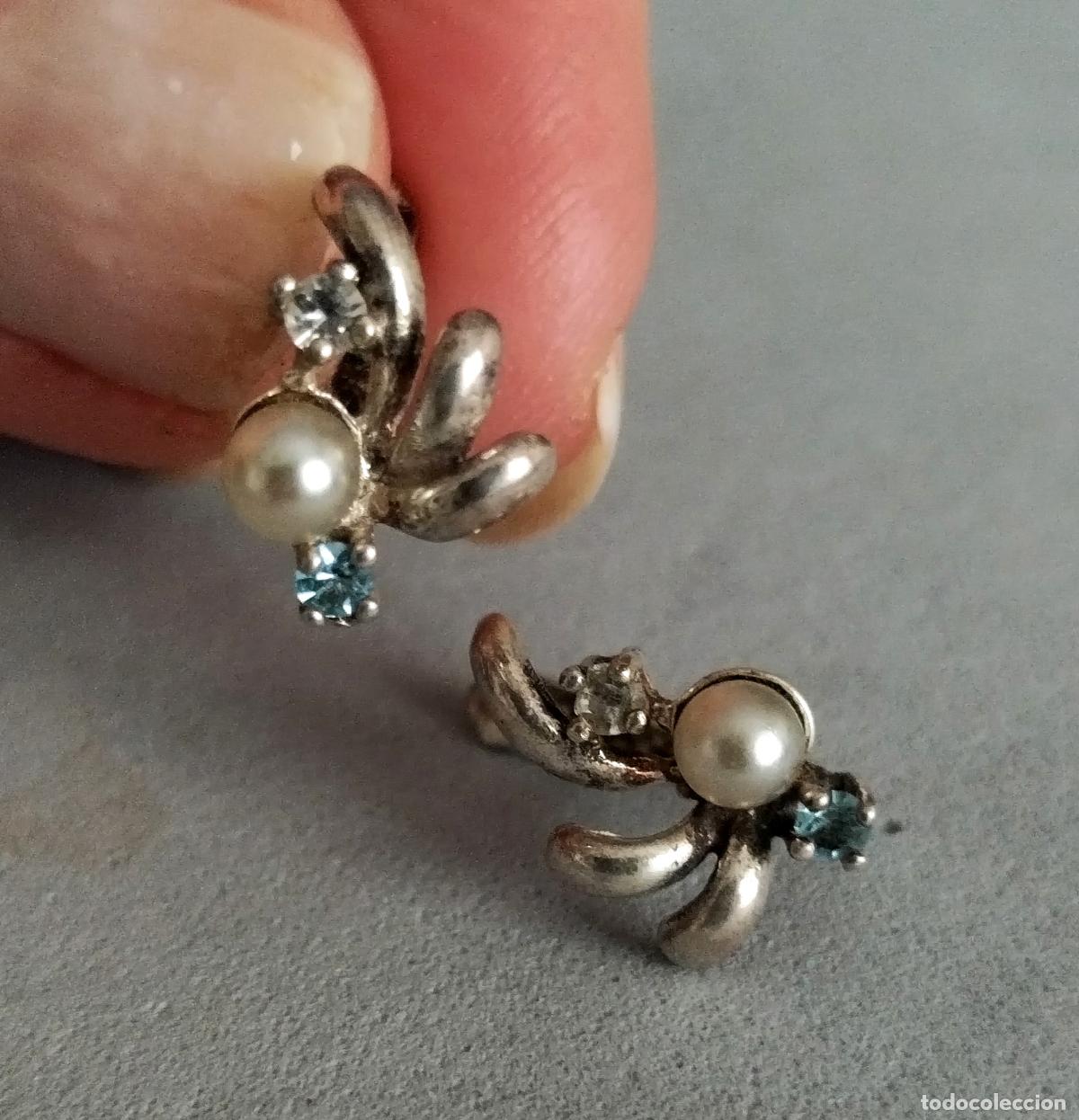 Joyeria: Pendientes de plata de ley, cierre de pala catal&aacute;n. - Foto 1