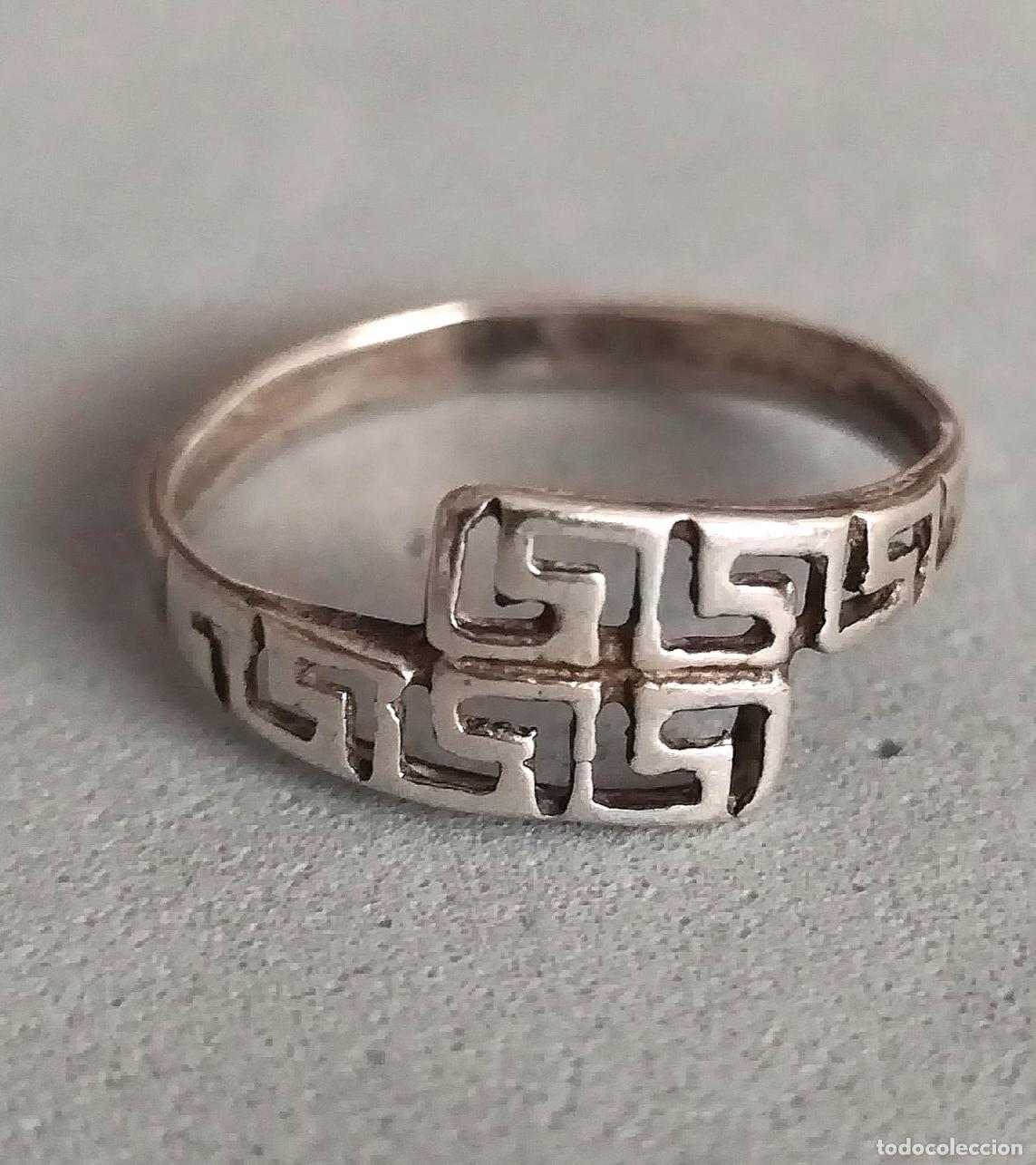 Joyeria: Anillo plata de ley, el di&aacute;metro interior mide 18 mil&iacute;metros.