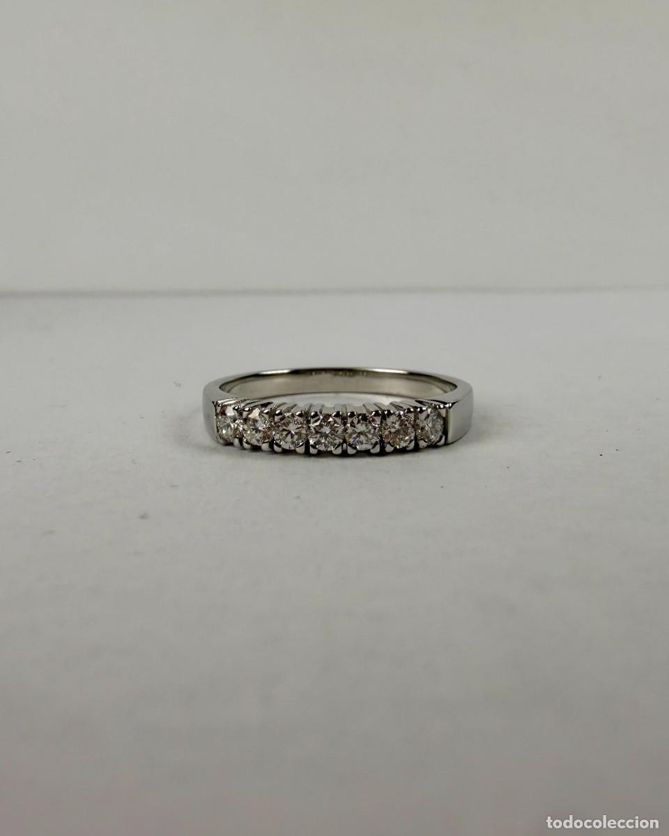 Joyeria: Anillo oro blanco 7 diamantes - Foto 2