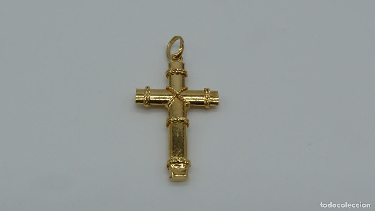 Joyeria: CRUZ EN ORO DE 18KLTS. (750MM) - Foto 5