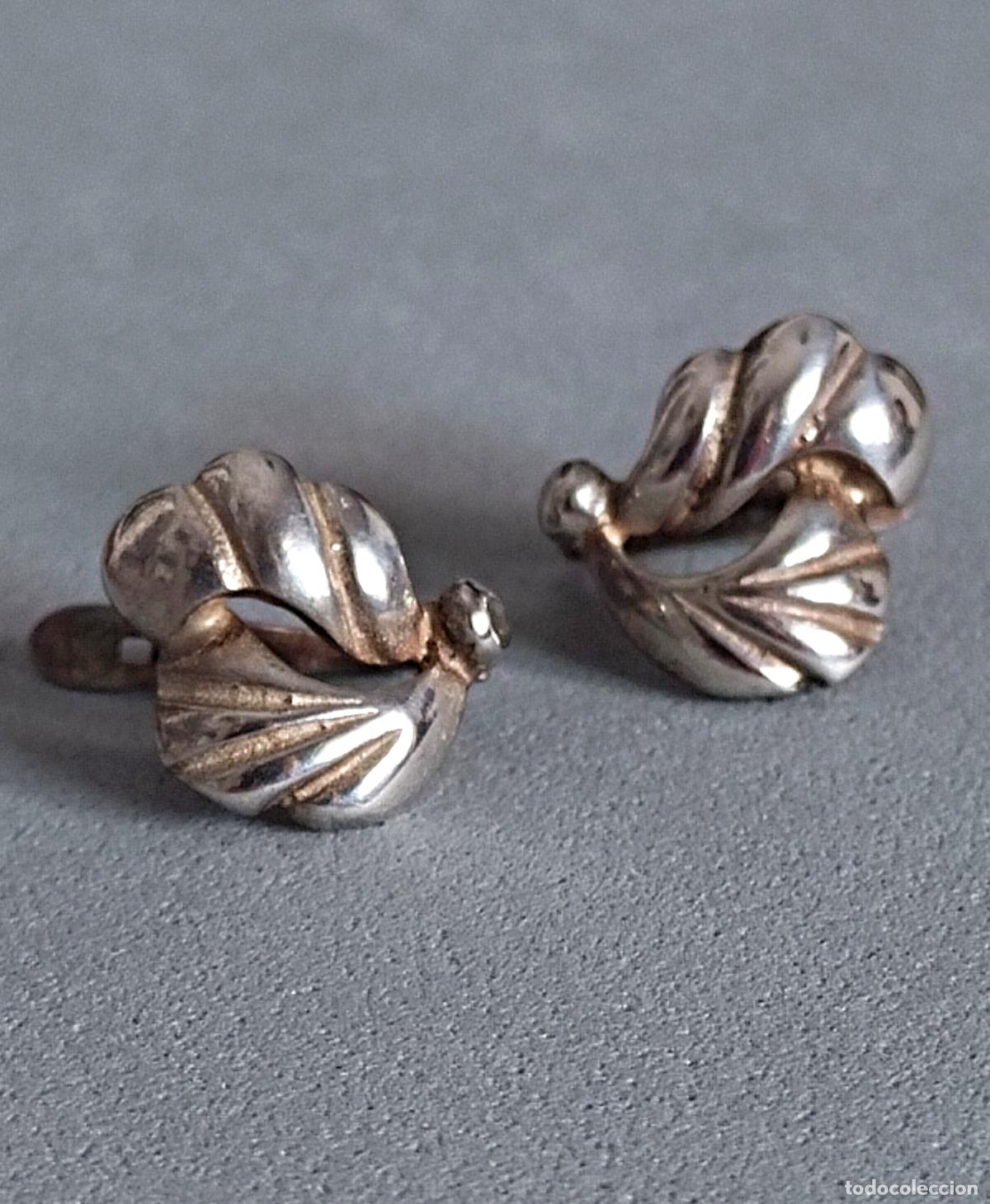 Joyeria: Pendientes plata de ley, cierre de pala catal&aacute;n. - Foto 5