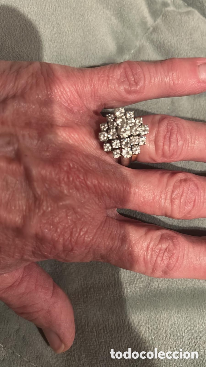 Joyeria: Anillo de diamantes a&ntilde;os 70 - Foto 1