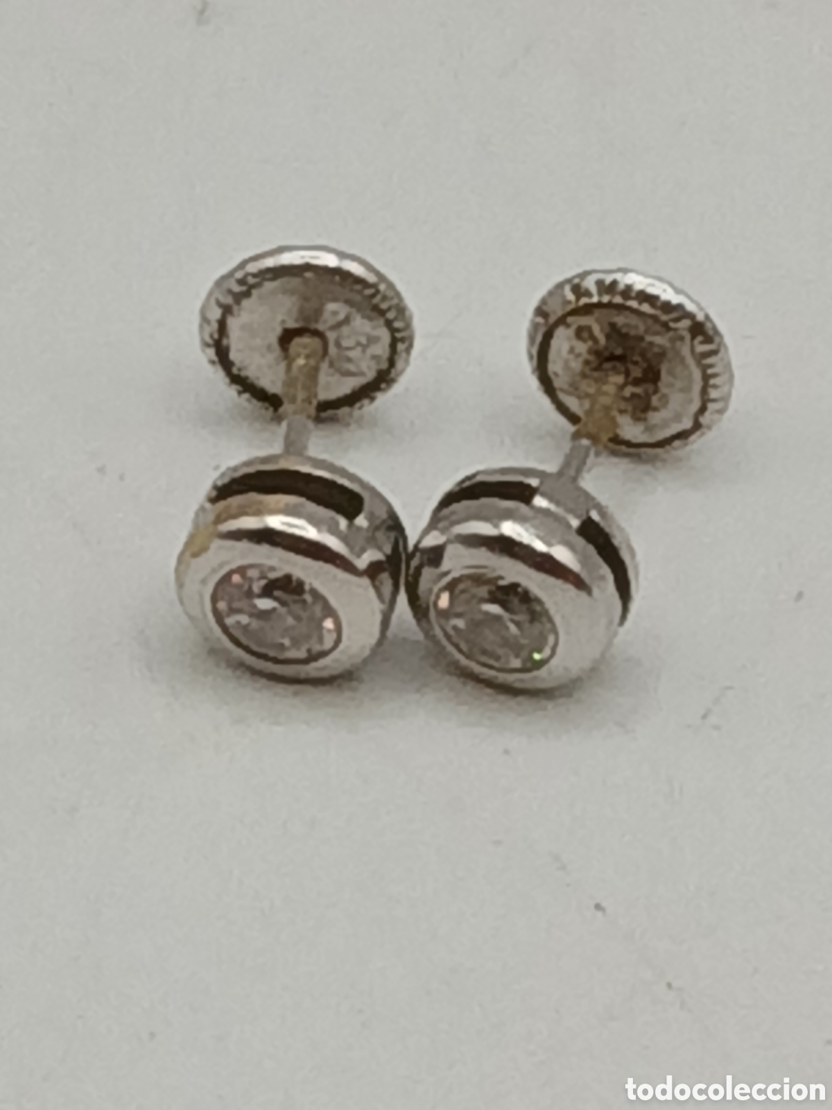 Joyeria: Pendientes oro blanco 18quilates y cuarzo blanco - Foto 3