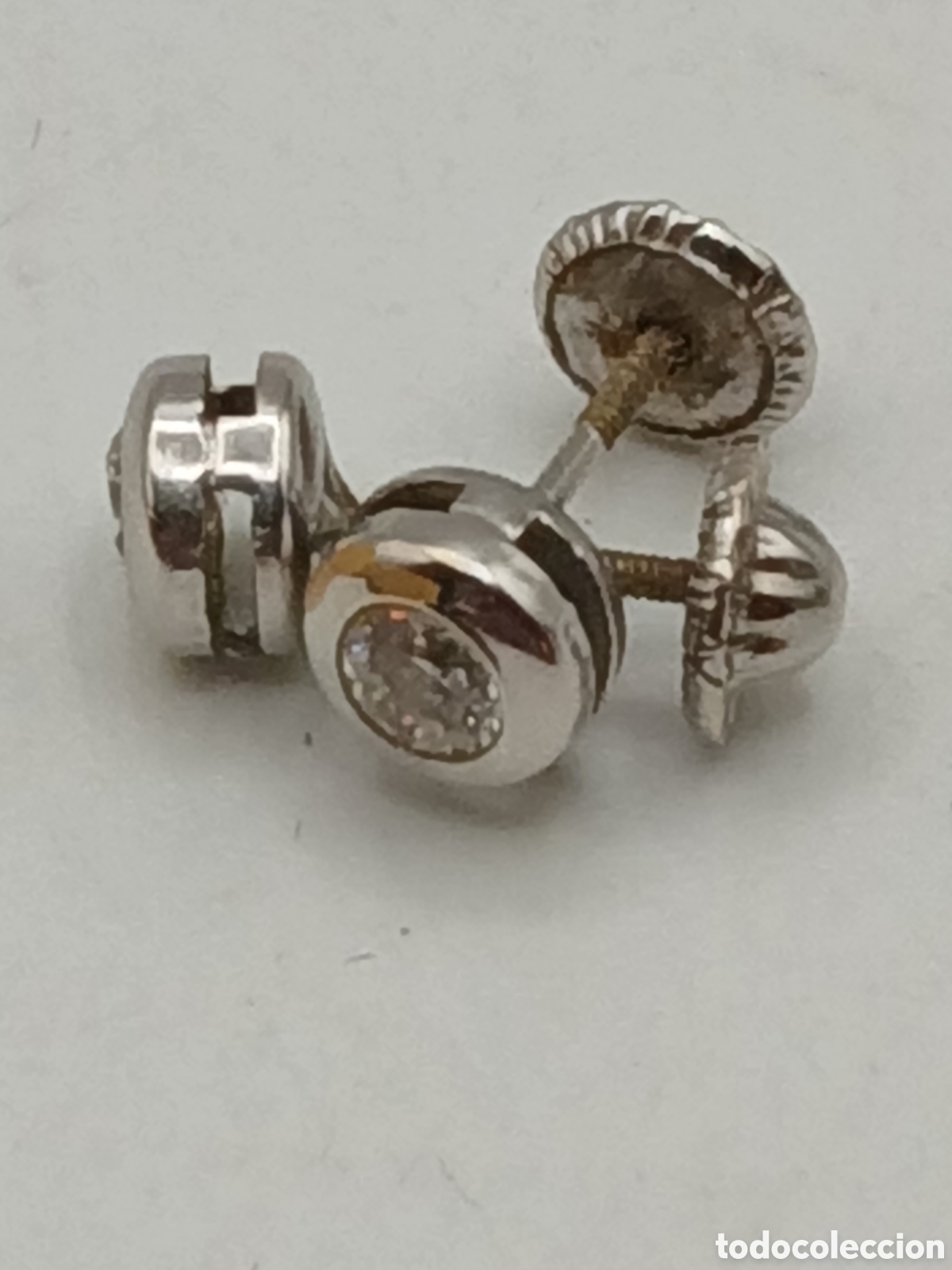 Joyeria: Pendientes oro blanco 18quilates y cuarzo blanco - Foto 4