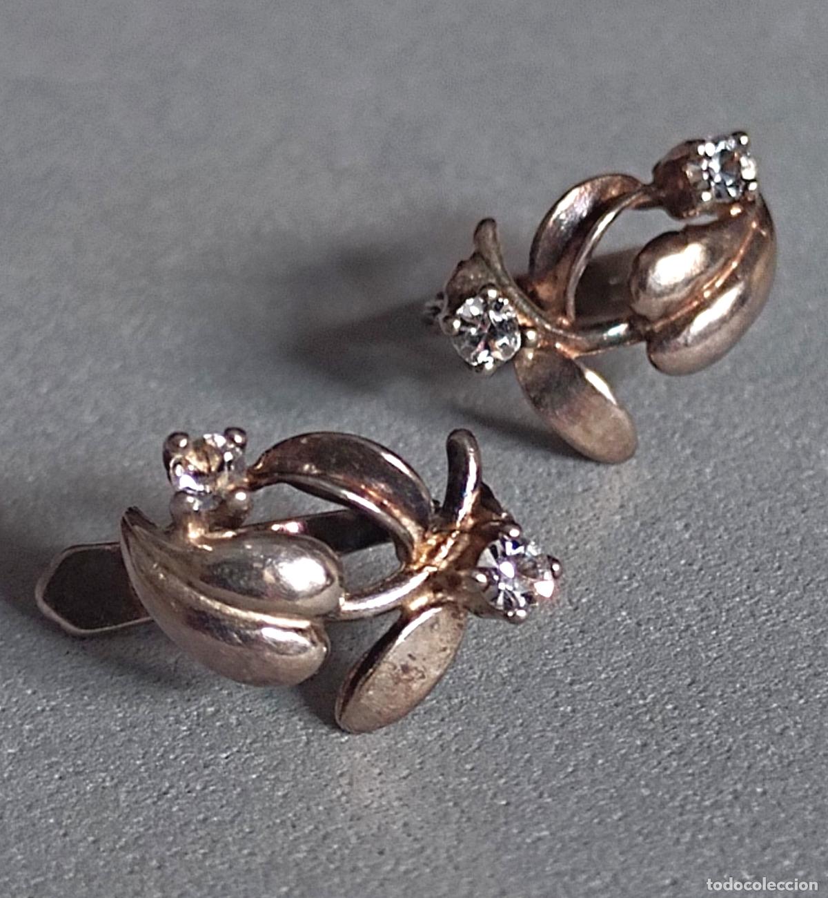 Joyeria: Pendientes de plata de ley, con circonitas, cierre de pala catal&aacute;n. - Foto 5