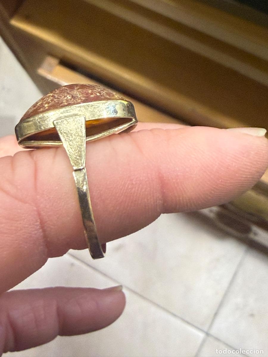 Joyeria: Bonito anillo oro de 9 klts y &aacute;mbar - Foto 2