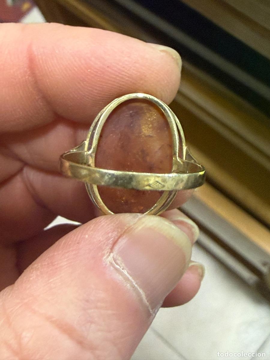 Joyeria: Bonito anillo oro de 9 klts y &aacute;mbar - Foto 4