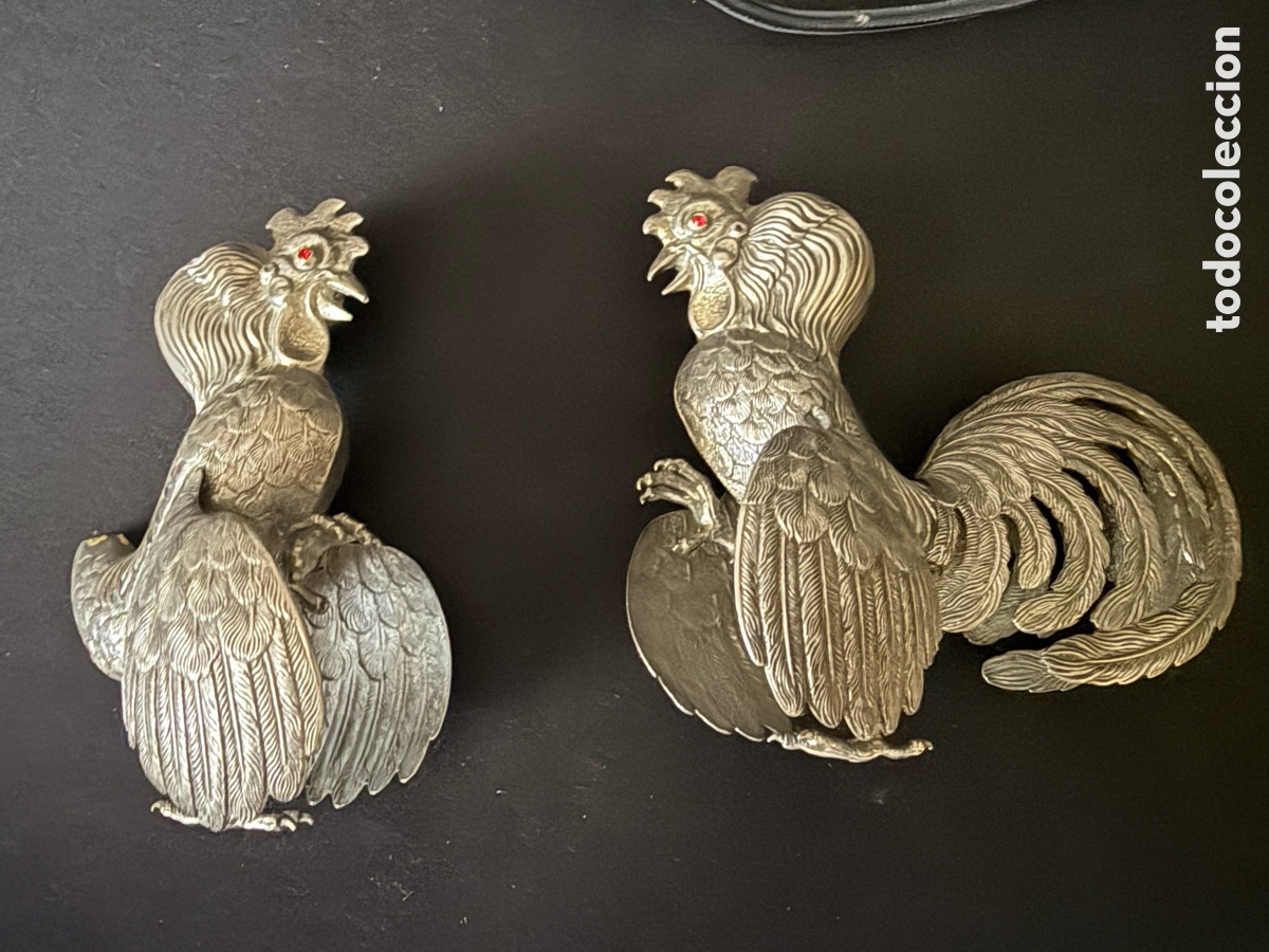 Joyeria: Figuras de gallos de pelea - Foto 1
