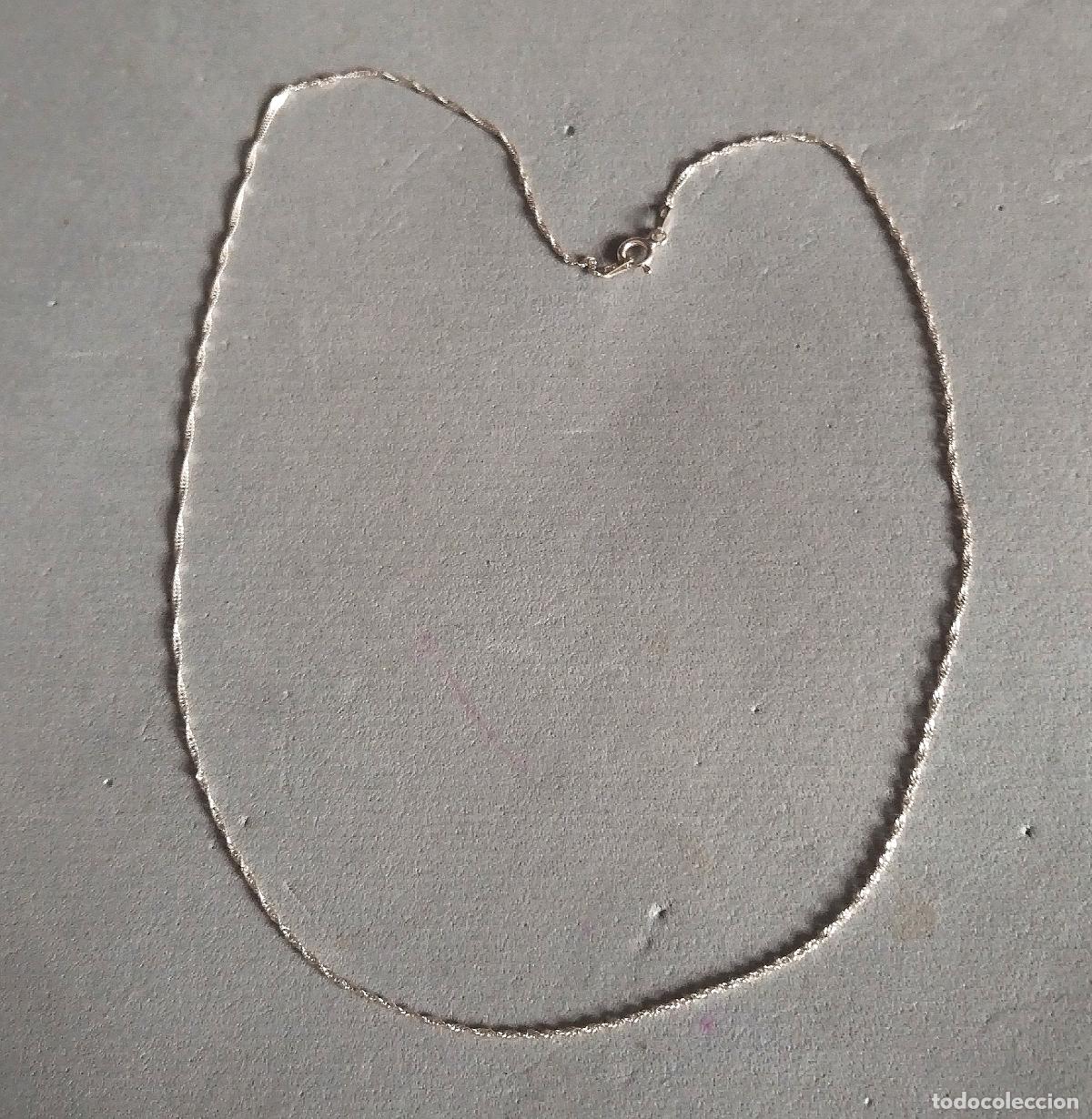Joyeria: Cadena de plata de ley contrastada. - Foto 1