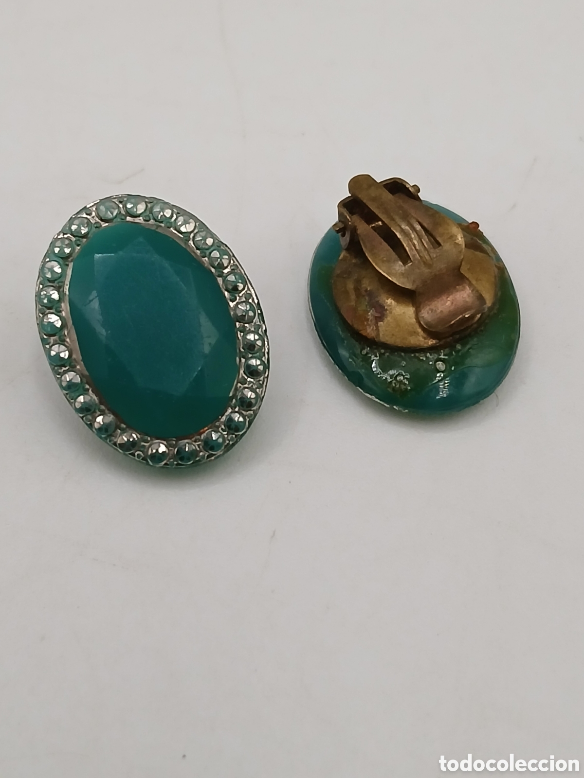 Joyeria: Pendientes &Aacute;gata verde y lat&oacute;n - Foto 3