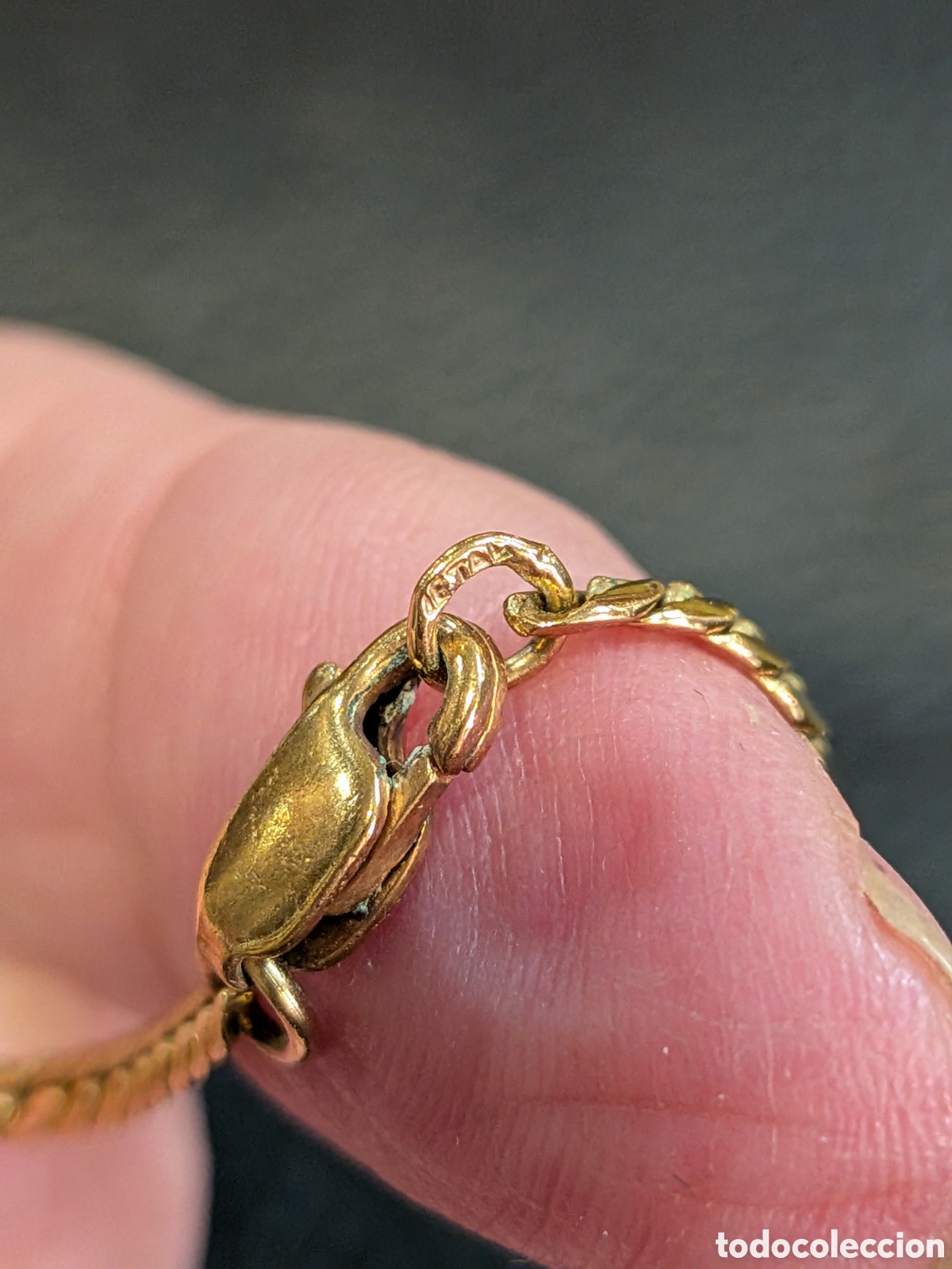 Joyeria: Gargantilla vintage dorada. REF-2763 - Foto 4