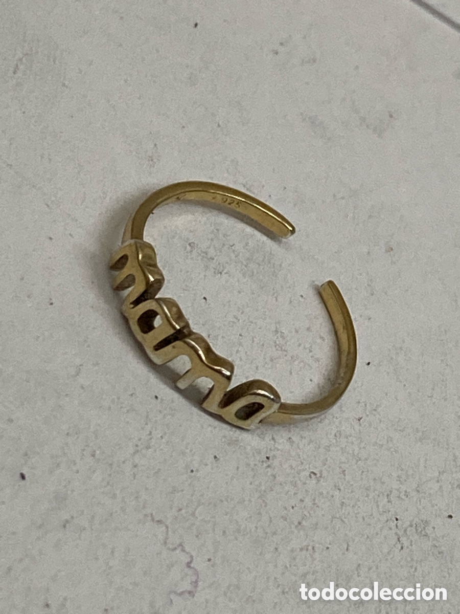 Joyeria: Anillo de plata dorada S434 - Foto 2