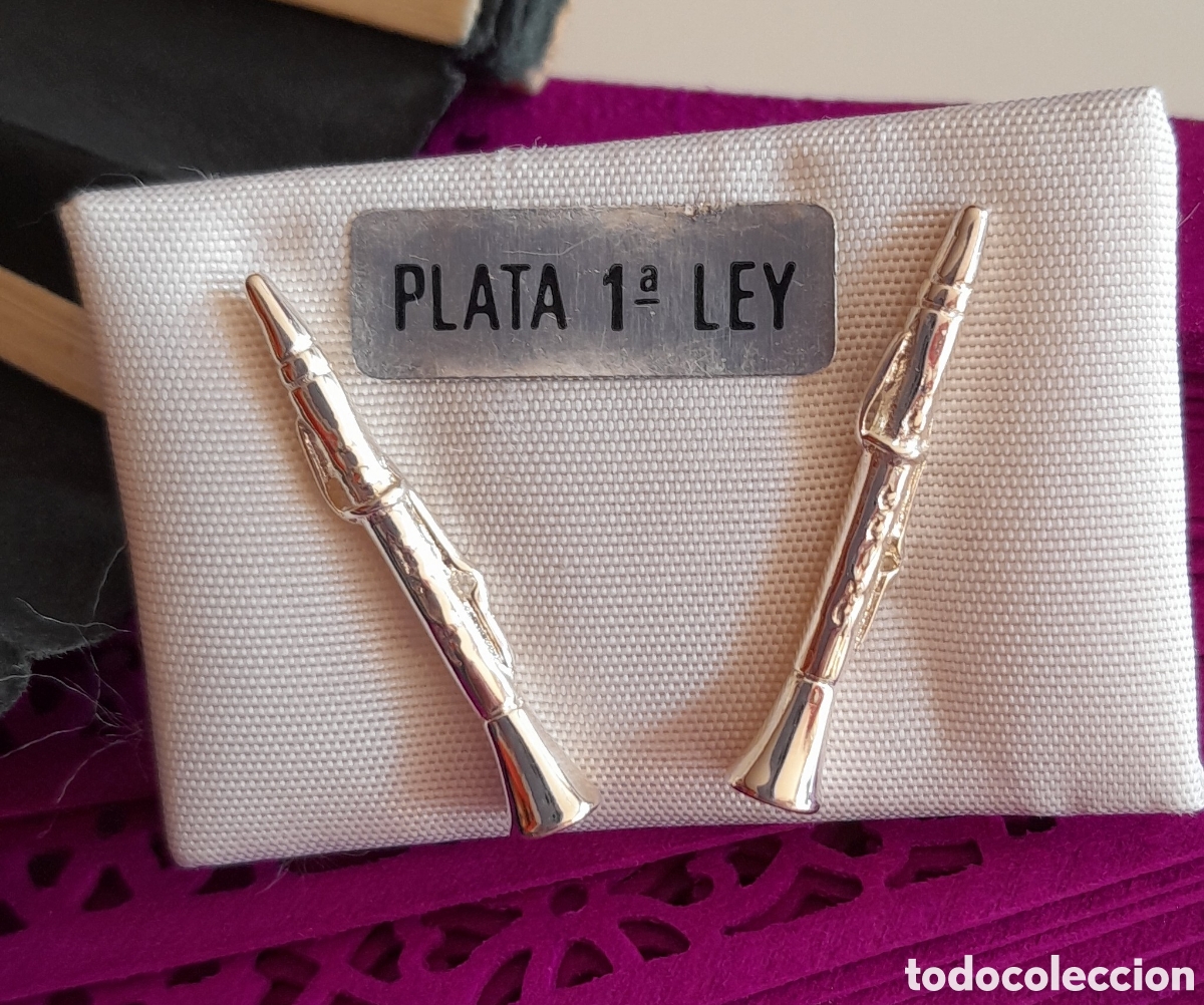 Joyeria: PENDIENTES DE PLATA DE LEY. MUSICA - Foto 2