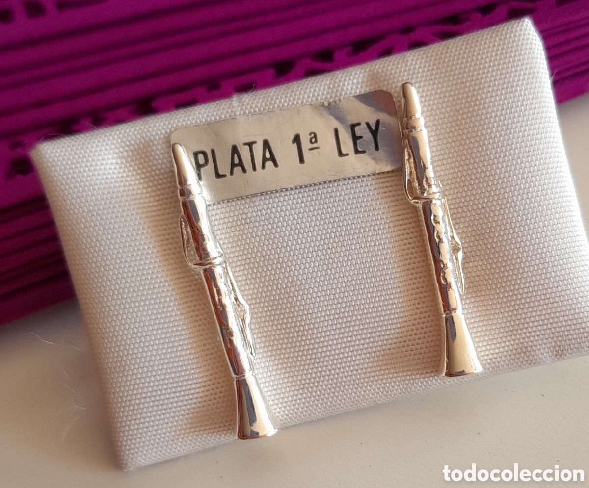Joyeria: PENDIENTES DE PLATA DE LEY. MUSICA - Foto 3