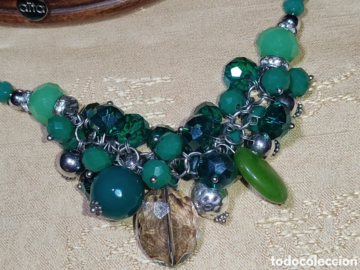Joyeria: Collar Aita de cristal facetado. - Foto 3