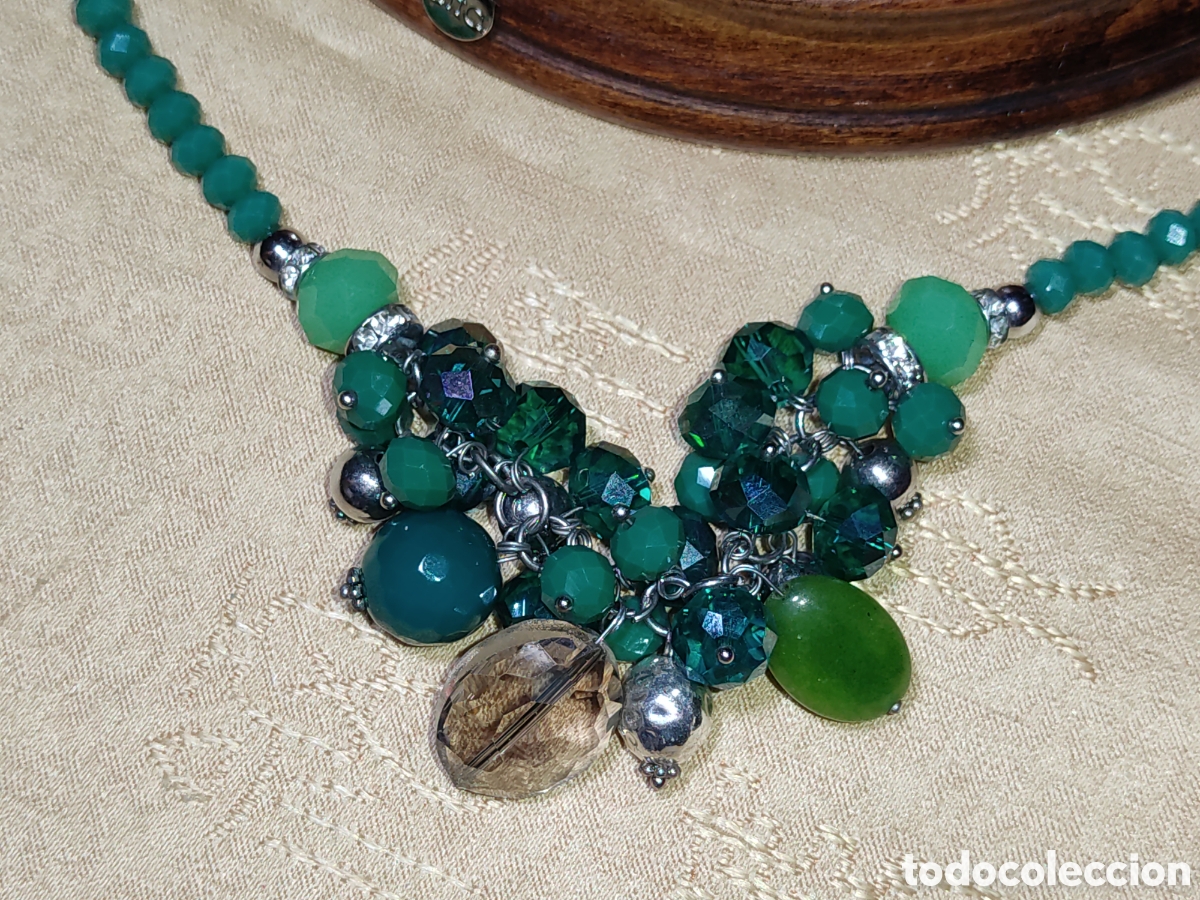 Joyeria: Collar Aita de cristal facetado. - Foto 4
