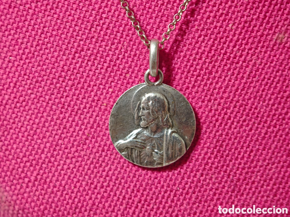 Joyeria: Escapulario en plata de ley con cadena en plata ley 45 cm - Foto 3