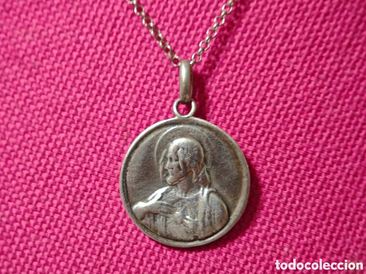 Joyeria: Escapulario en plata de ley con cadena de plata del 45 cm - Foto 2