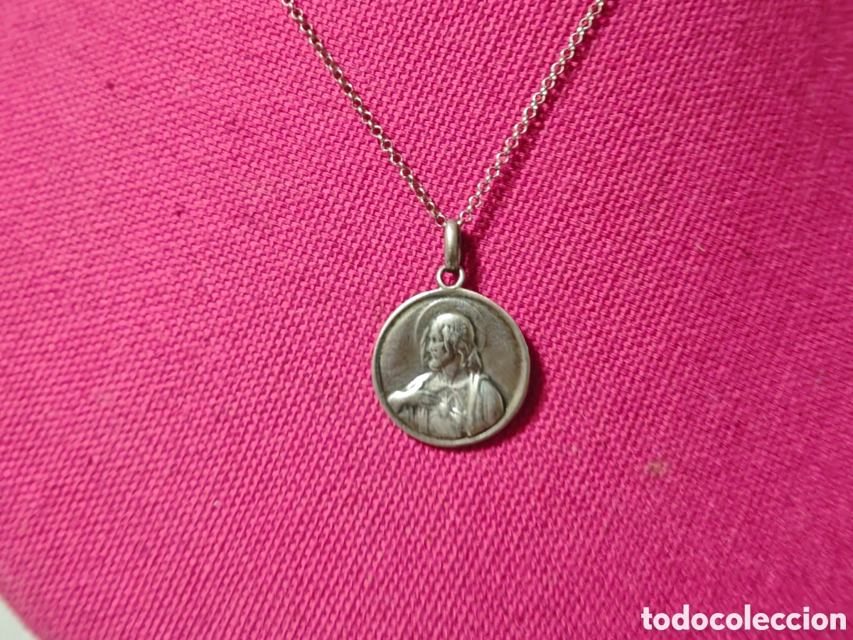 Joyeria: Escapulario en plata de ley con cadena de plata del 45 cm - Foto 3