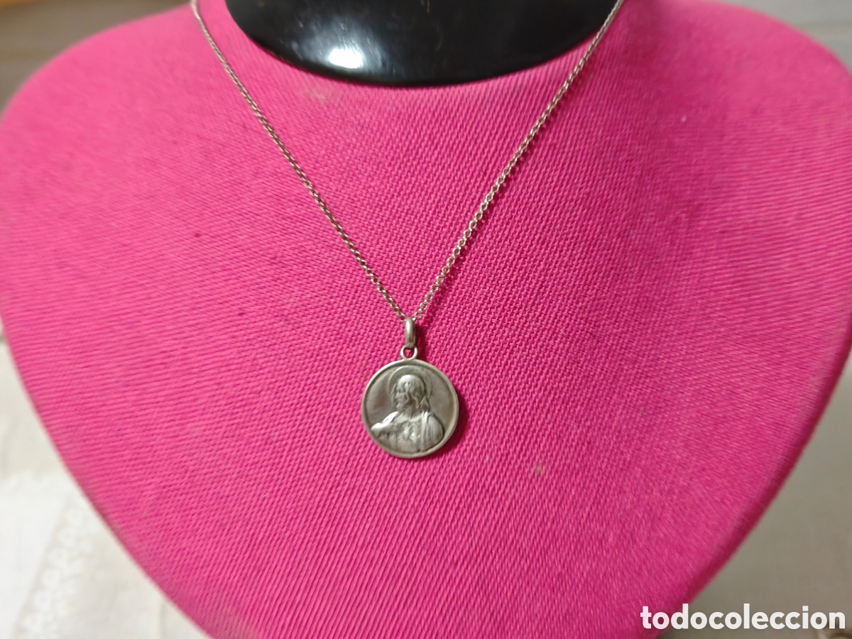 Joyeria: Escapulario en plata de ley con cadena de plata del 45 cm - Foto 4