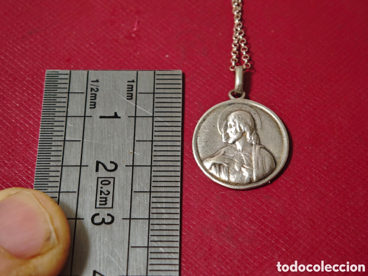 Joyeria: Escapulario en plata de ley con cadena de plata del 45 cm - Foto 6