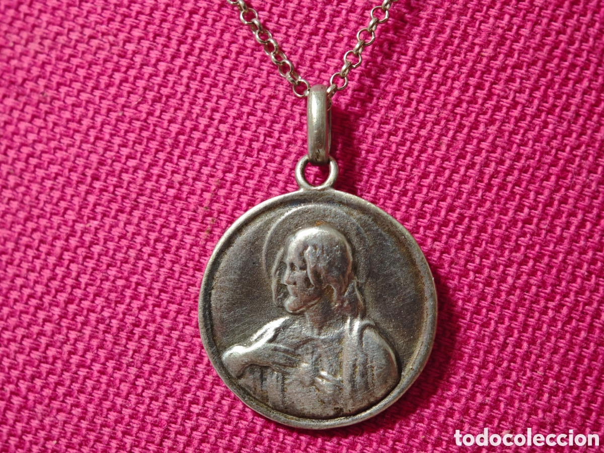 Joyeria: Escapulario en plata de ley con cadena de plata del 45 cm - Foto 1