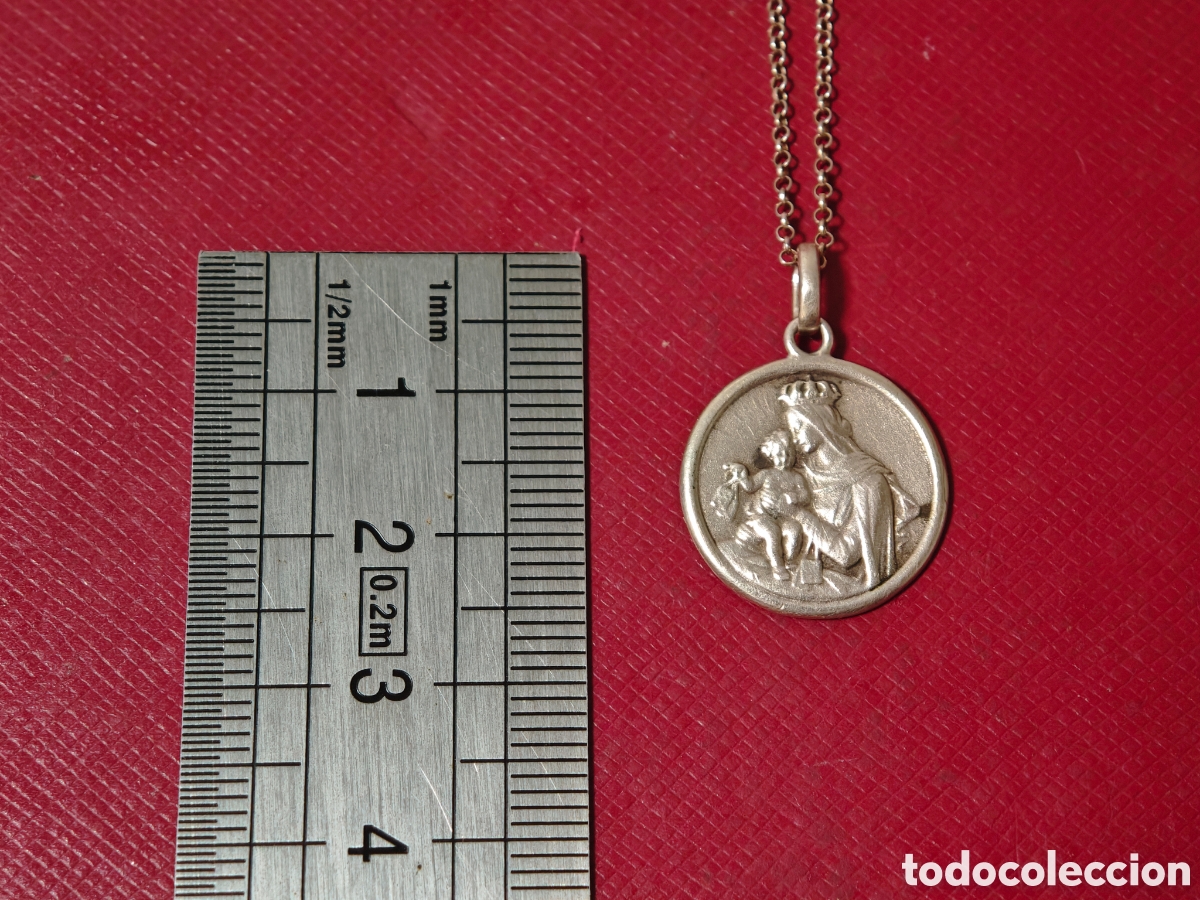 Joyeria: Escapular y en plata de ley con la Virgen Carmen y Jes&uacute;s - Foto 6
