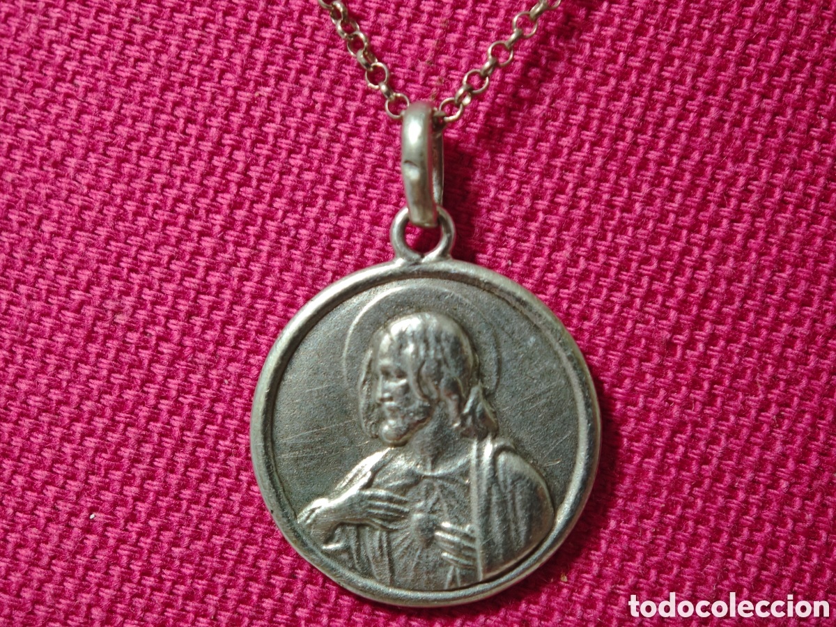 Joyeria: Escapular y en plata de ley con la Virgen Carmen y Jes&uacute;s - Foto 1