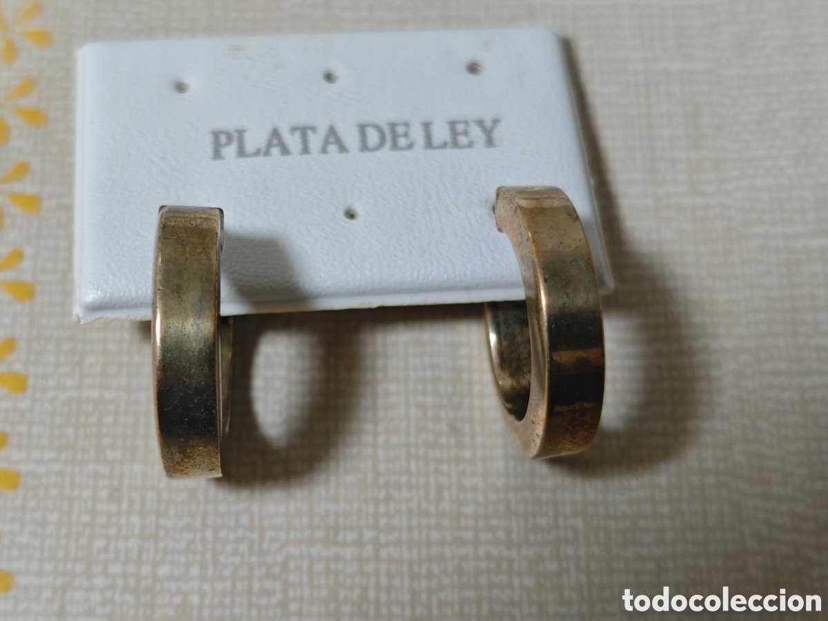 Joyeria: Pendientes en plata de ley sobre dorado - Foto 6