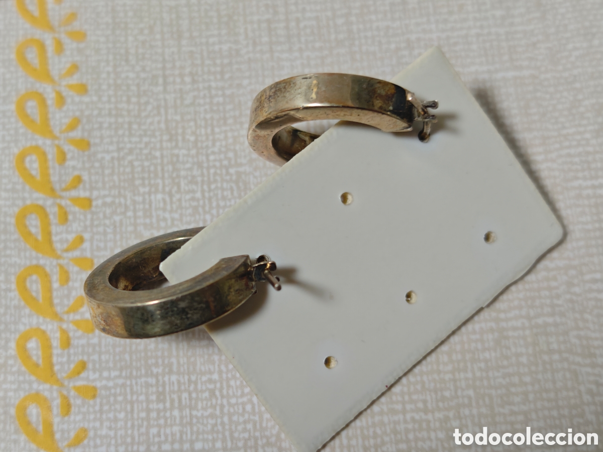 Joyeria: Pendientes en plata de ley sobre dorado - Foto 7