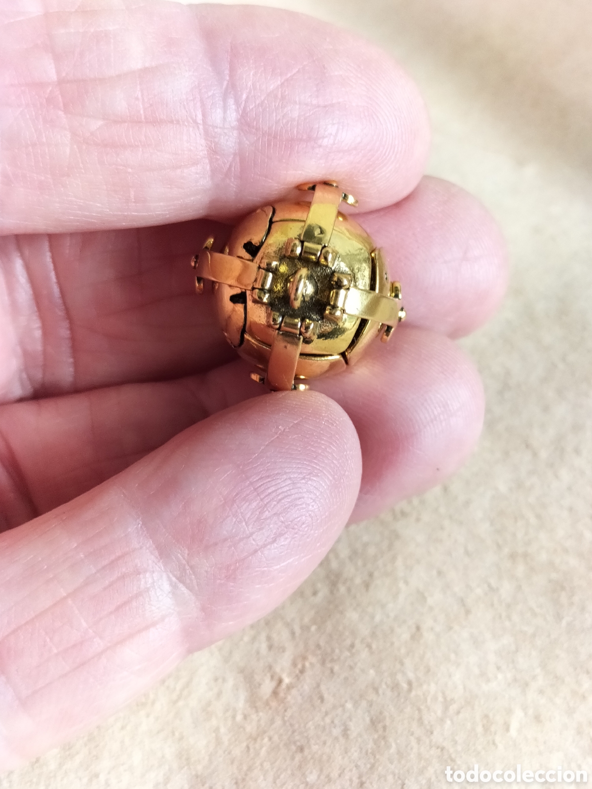 Joyeria: Vintage brass masonic ball - Foto 2