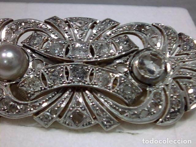Joyeria: Broche oro 18 kts y diamantes - Foto 3