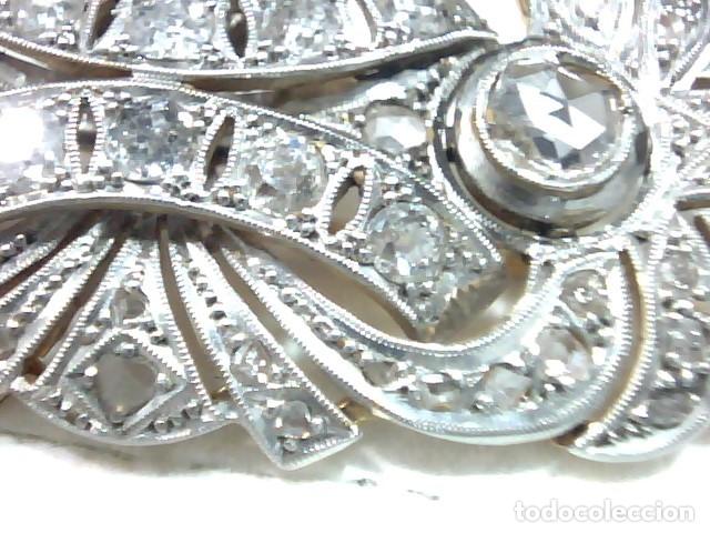 Joyeria: Broche oro 18 kts y diamantes - Foto 5