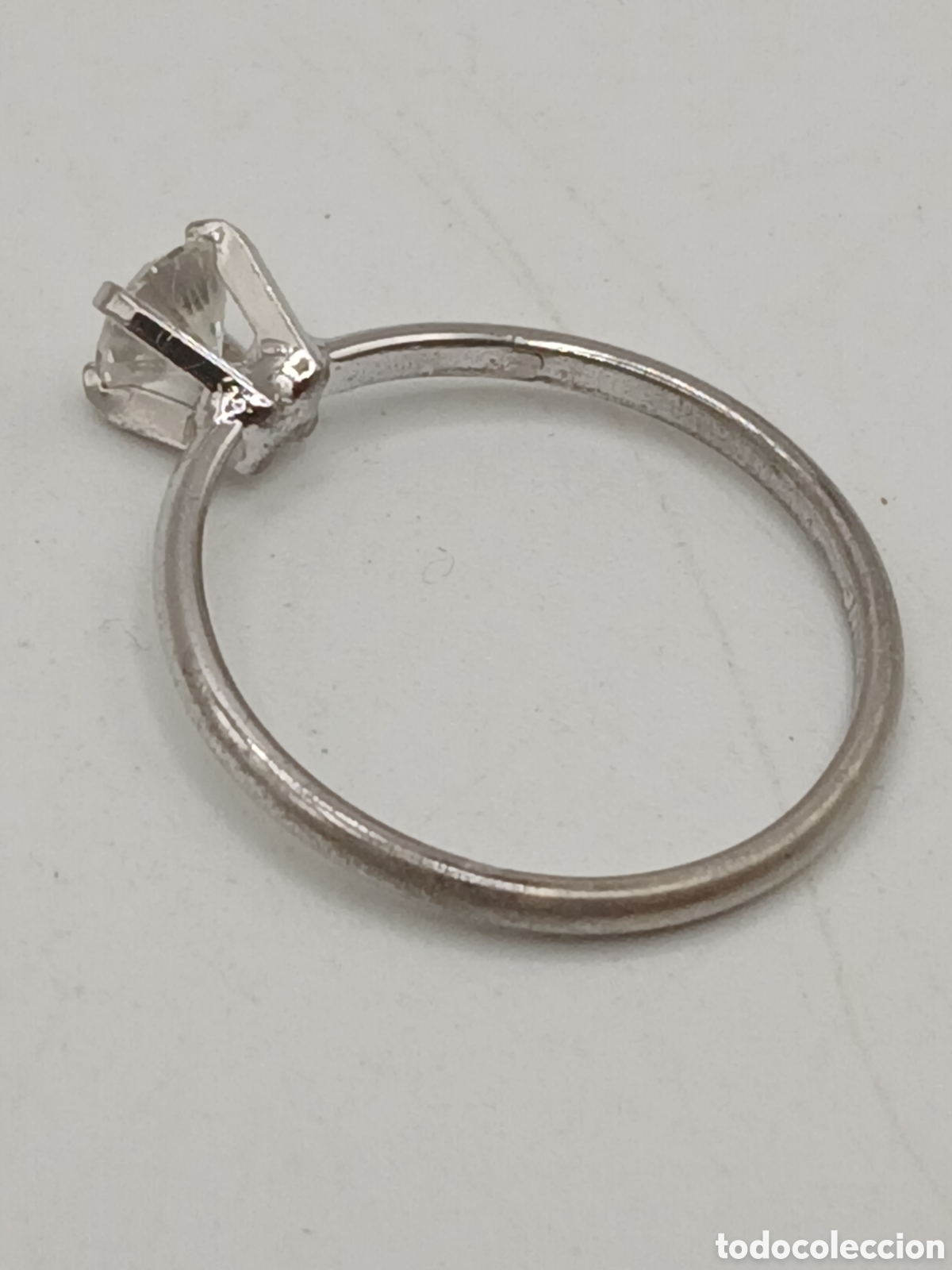 Joyeria: Anillo de pedida plata 925mls y diamante - Foto 2