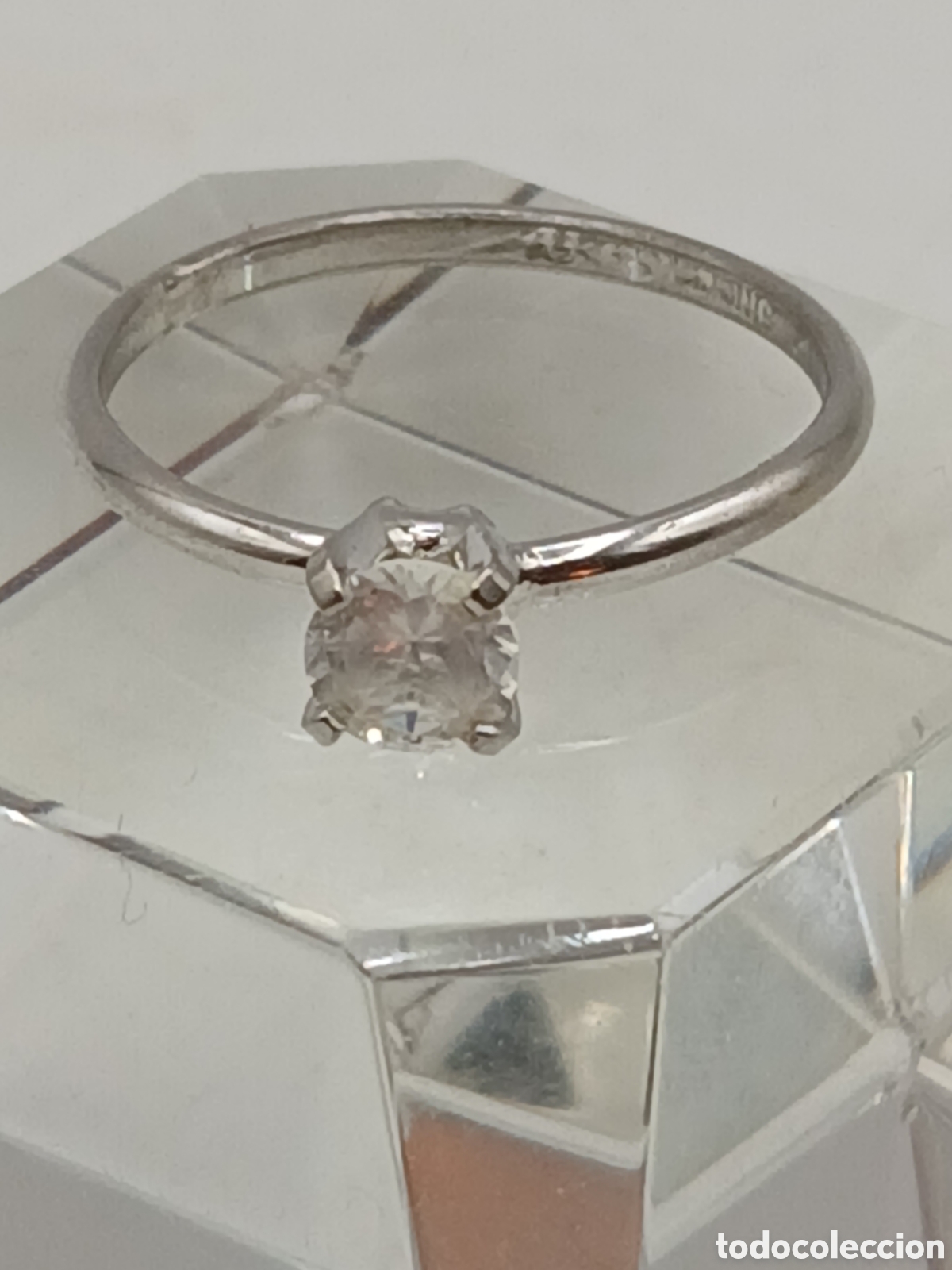 Joyeria: Anillo de pedida plata 925mls y diamante - Foto 7