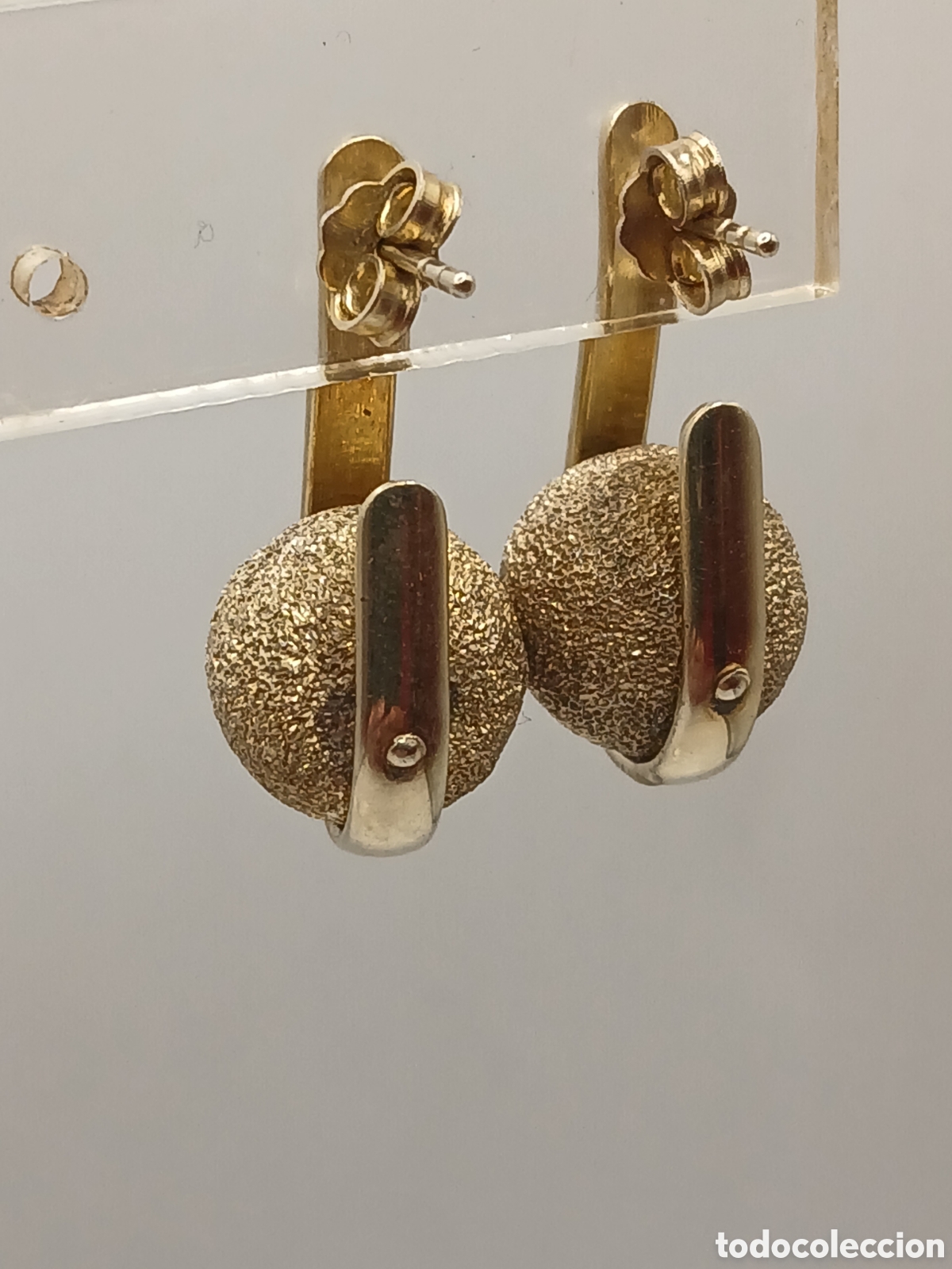 Joyeria: Pendientes plata 925mls chapado oro - Foto 5