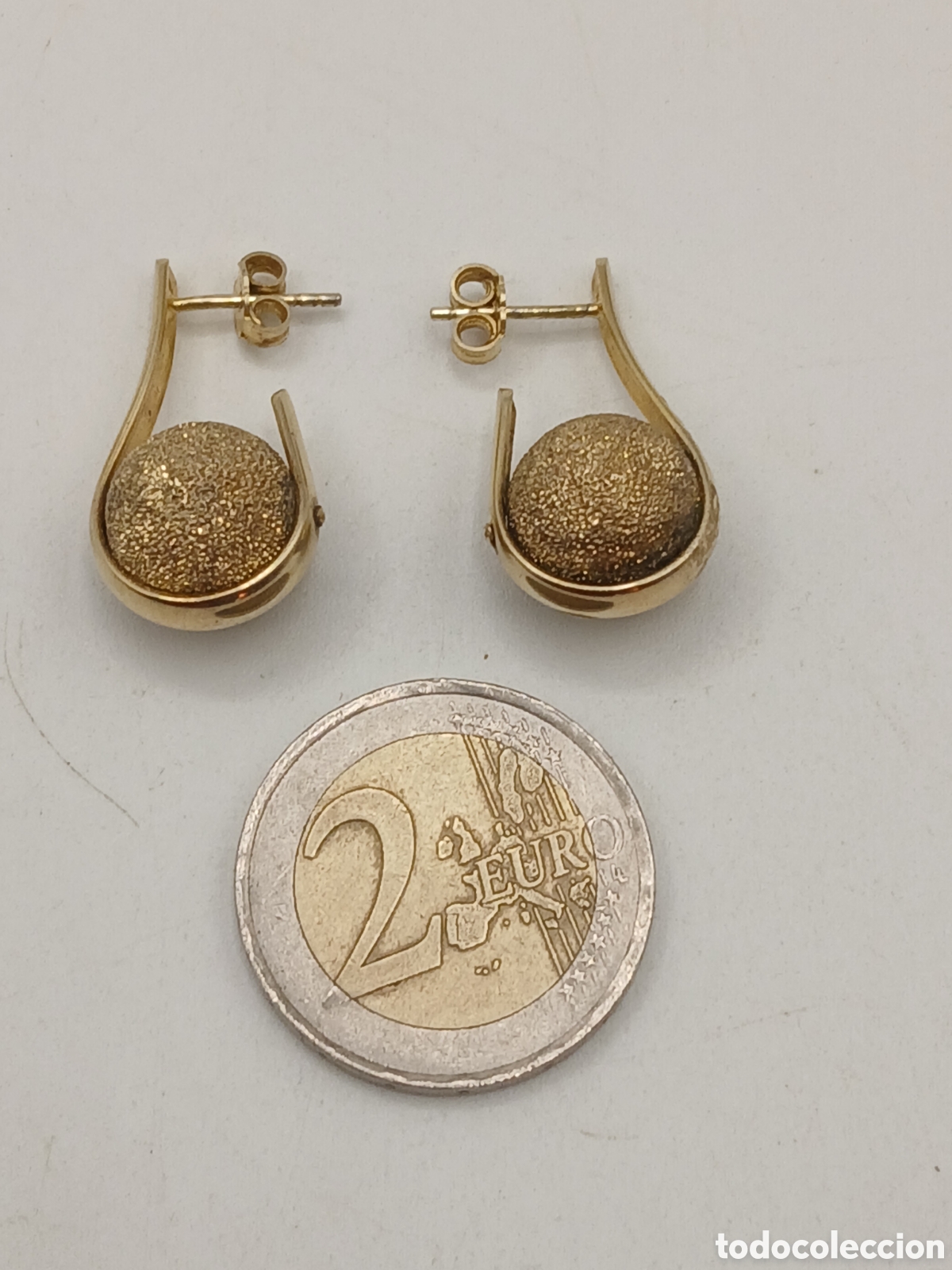 Joyeria: Pendientes plata 925mls chapado oro - Foto 6