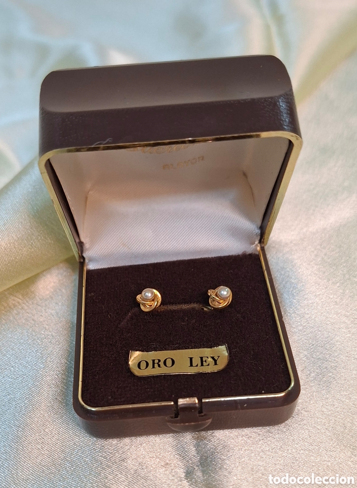 Joyeria: Pendientes de oro de 18k
