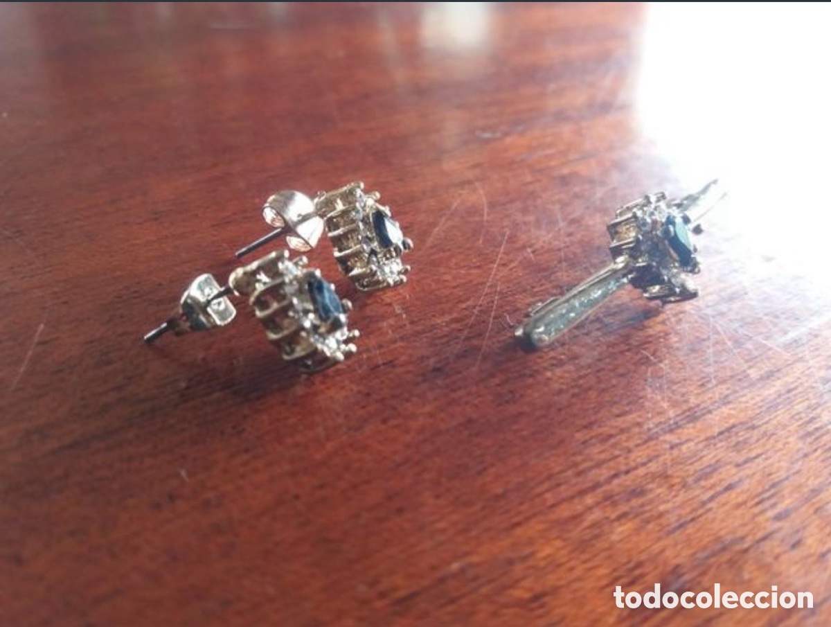 Joyeria: Pendientes y broche de piedras - Foto 3