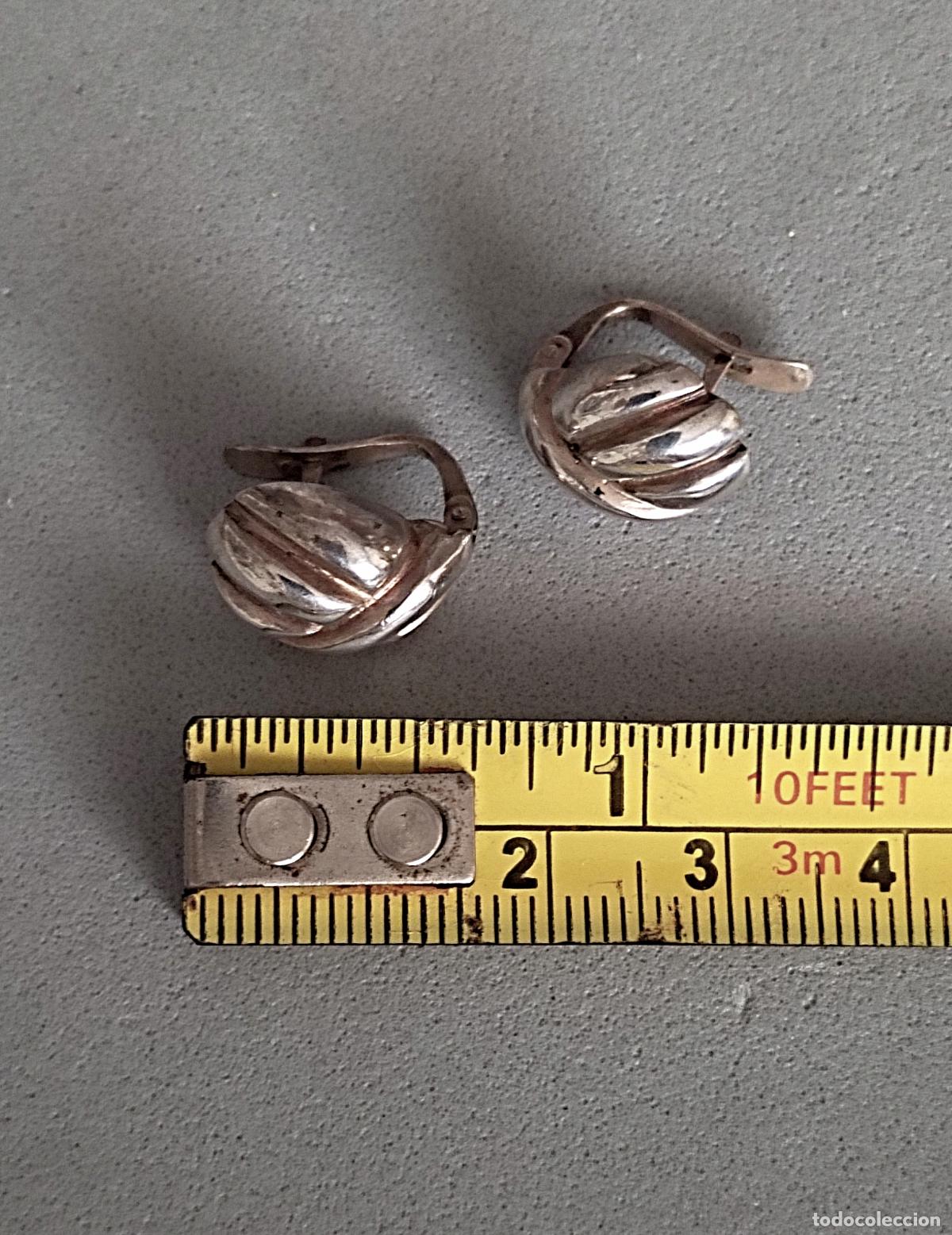 Joyeria: Pendientes plata de ley, cierre de pala. - Foto 2