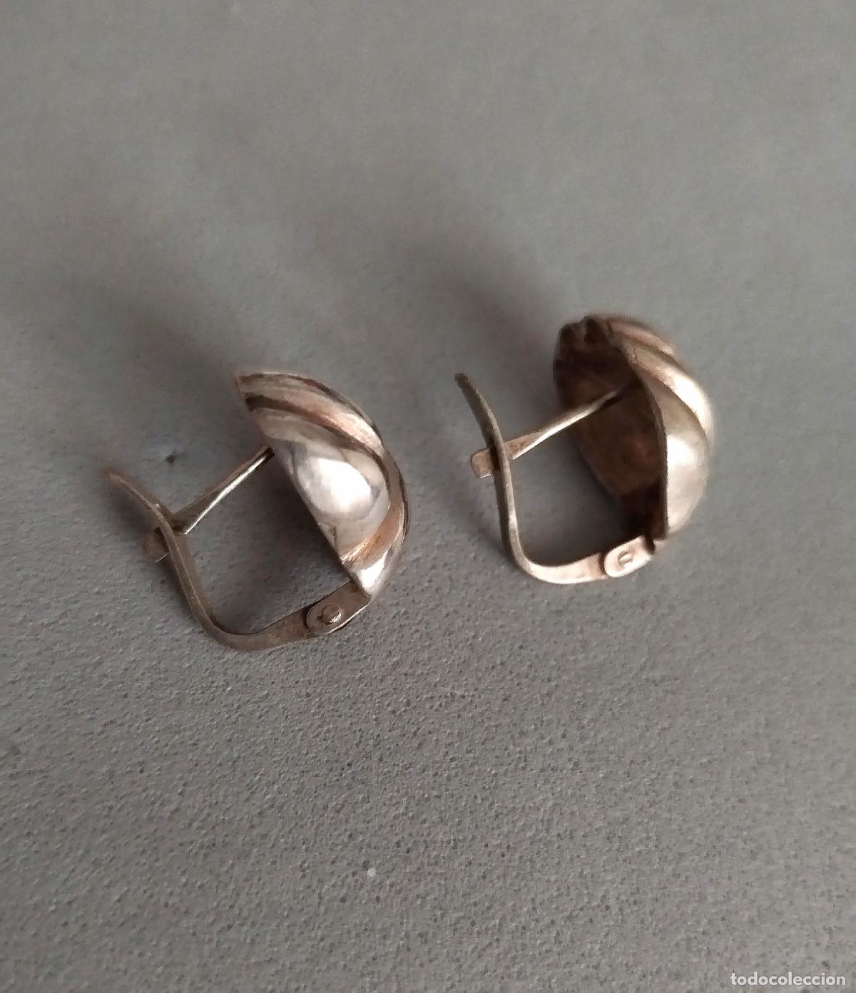 Joyeria: Pendientes plata de ley, cierre de pala. - Foto 4