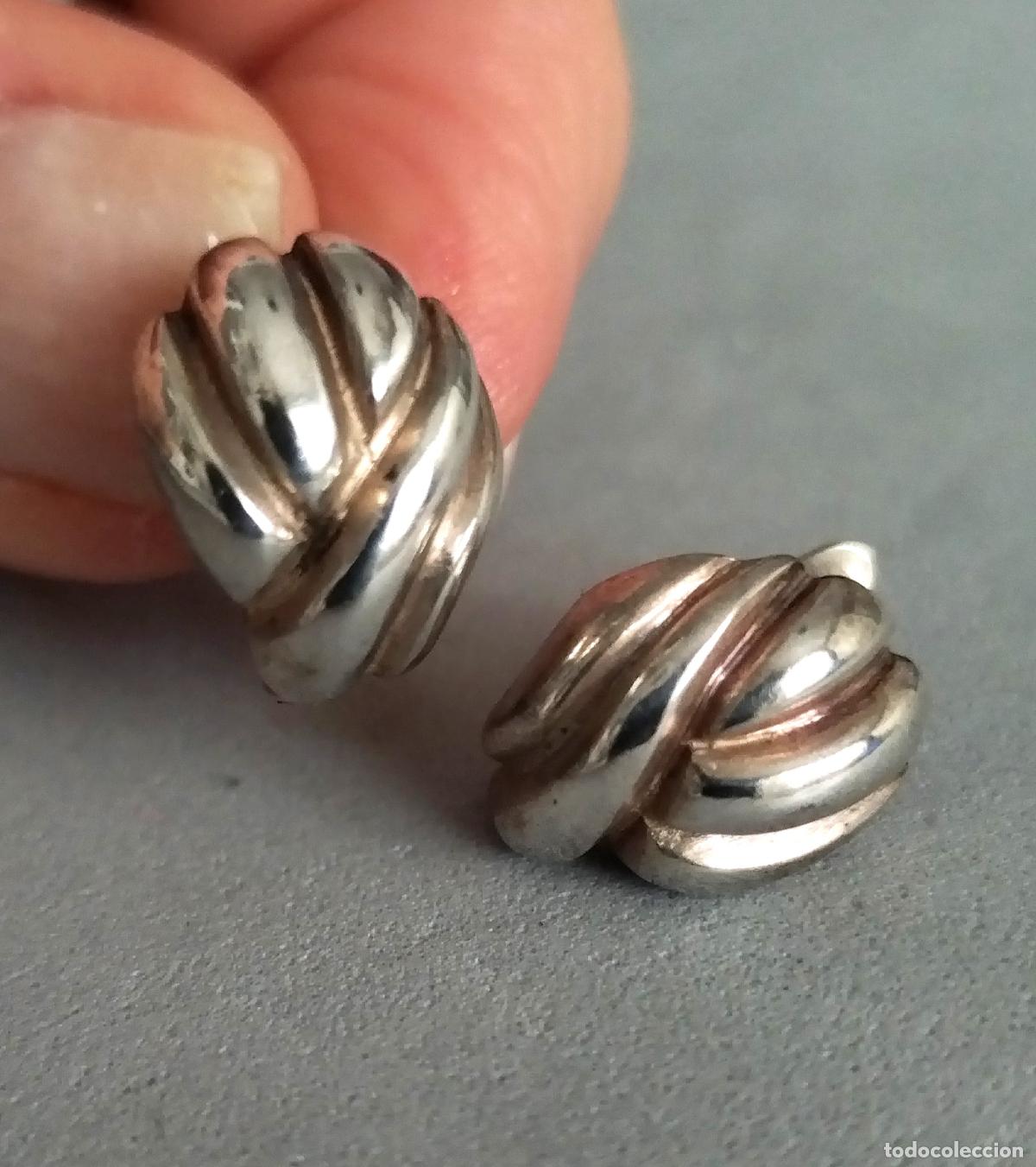 Joyeria: Pendientes plata de ley, cierre de pala. - Foto 5