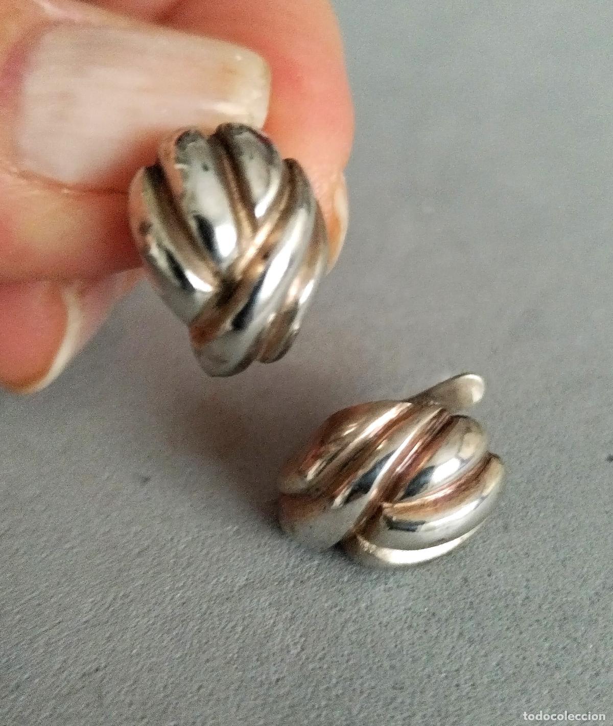 Joyeria: Pendientes plata de ley, cierre de pala. - Foto 1